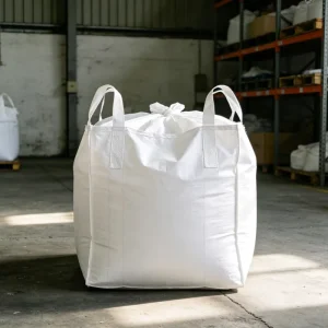 China Factory PP FIBC Jumbo Bag 1Ton Full Open Top Flat Bottom Bulk Bag for Mineral Fertilizer Storage