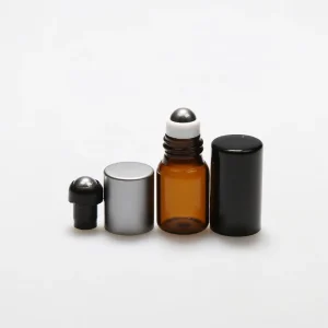 China Supplier 5ml 10ml Blue Roll on Bottle With Stainless Steel Ball