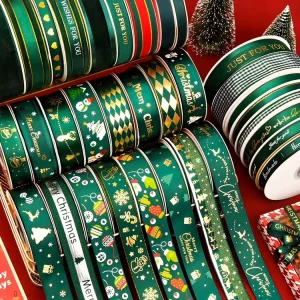 Christmas Ribbon Cake Gift Decorative Ribbon Bouquet Packaging Ribbon Christmas Tie Bow