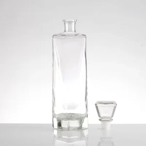 Clear Glass Liquor Bottle 700ml 500ml 750ml Empty Glass Bottle