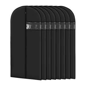 Clear Hanging Garment Bag Waterproof PEVA Suit Cover for Closet Storage Dust Proof Protector for Coats Jackets & Dresses