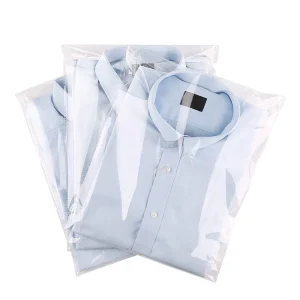 Clear OPP Self Adhesive Plastic Bags Transparent Resealable Poly Cellophane Packaging Pouches for Clothing