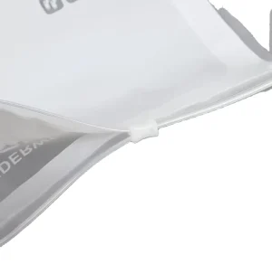 Clear PE Waterproof Zipper Pouches Resealable Transparent Plastic Bags for Garment Bra Underwear Socks Storage Packaging