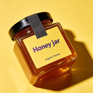Clear Square Glass Honey Bottle with Black Screw Lid Food Grade Container Jar Honey & Jam 100ml 200ml 280ml 380ml 500ml 730ml