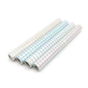 Clear Vinyl Transfer Paper Tape Roll Alignment Grid Application Tape Adhesive Vinyl for Decals Signs Windows Stickers