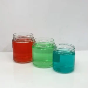 Clear Wide Mouth Glass Jar Empty Food Storage Jam Honey Container
