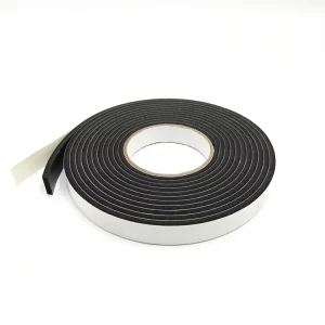 Closed Cell PVC Foam Weatherstripping Tape Self Adhesive Single Sided Dustproof Windproof Soft Sealing Strip Window Door Frame