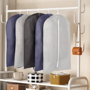Clothes Dust Cover Suit Dress Storage Bag Breathable Coat Dust Cover Travel Garment Protector Non woven Bag