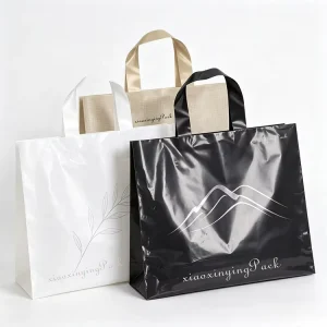 Clothing Plastic Bags Plastic Shopping Bags PE Plastic Shopping Bag With Handle