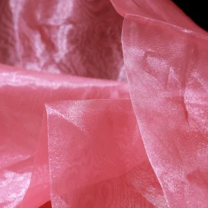Cloudy Shiny Organza Polyester Mesh Fabric for Women’s Dresses Wedding Dress Fabrics Garment Trims