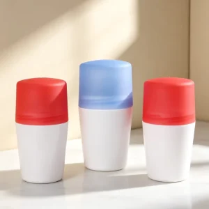 Colorful Cap Roll On Bottles Empty Refillable Deodorant Liquid Applicator Containers