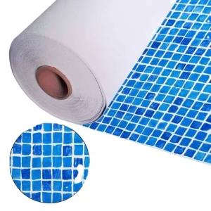 Colorful FLEX Vinyl PVC 1.0mm Coated Tarpaulin Fabric for Swimming Pool Liner Boys Girls Use Chemical Resistant Water Resistant