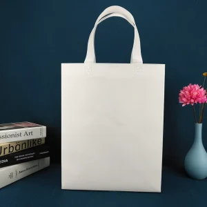 Colorful Non Woven Polypropylene Bag Reusable Food Grade Shopping Bags Screen Custom Logo Grocery Tote Bags Food