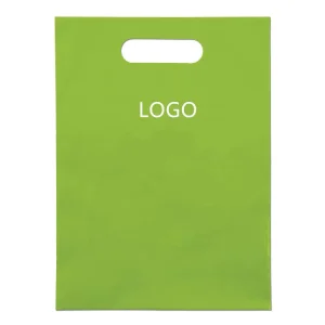 Colorful Polythene Plastic Shopping Bags Reuse Transparent Die Cut Bag Plastic Loot Bags for Kids Parties