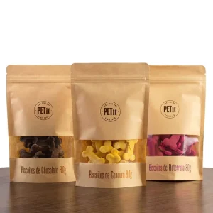 Colorful Printed Kraft Self Standing Paper Pouch Bag Custom Zipper for Packaging Pet Food Fruit Snacks Candies Nuts
