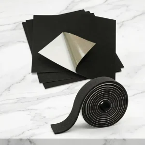 Composite Black Conductive Foam Tape Copper Foil Laminated Flame Retardant PU Sponge for Instrument ESD Grounding