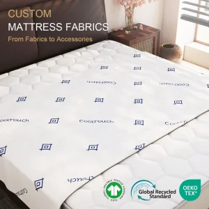 Cool Touch Knitted Mattress Fabric Supplier Cooling Mattress Ticking Fabric For OEM Manufacturing