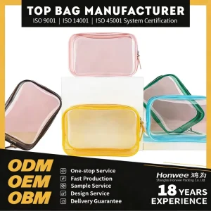Cosmetic Gift Plastic Bag for Fluffy Bags Logo Towel Makeup Bag