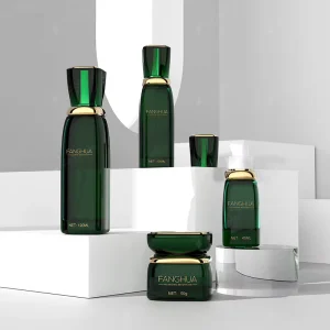 Cosmetic Packaging 50G Glass Container 100ML Glass Bottle with Plastic Lid Glass Pump Bottle