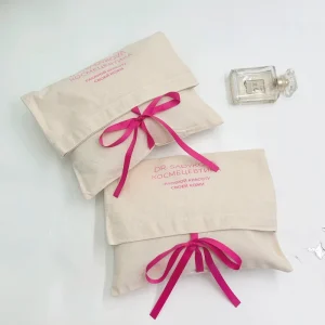Cotton Storage Flap Bag Envelope Fabric Packaging Bag Clothing Footwear and Headwear Dust Cover Everyday Storage Bag
