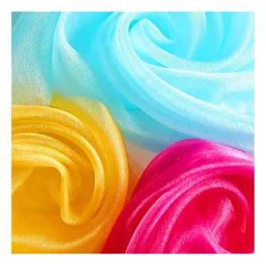 Crystal Sheer Organza Fabric for Fashion Crafts Decorations