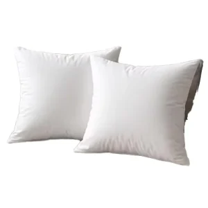 Custom 12×12 Inch Square Throw Pillow Insert Soft Polyester Down Alternative Cushion Inner for Home Decor Couch Sofa