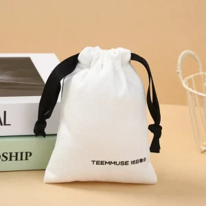 Custom 3 Inch Cotton Drawstring Dust Bag Creative Print Travel Storage Pouch Factory Direct