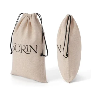 Custom 7 Inch Cotton Drawstring Dust Bag Folding Handbag Storage Pouch MOQ 100 pcs 3 5 Day Sample Factory Direct