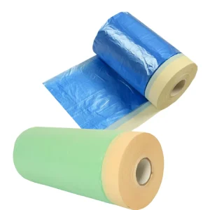 Custom Automobile Spray Paint Plastic Soft Paint Protective Decoration Pre Taped PE Masking Film for Furniture Dust Cover