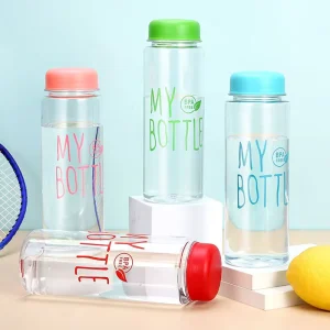 Custom BPA Free 500ml AS Plastic Drink Bottles Plastic Water Bottle My Bottle