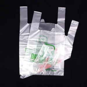 Custom Bags T Shirt Bags Packaging Plastic Bags for Grocery Stores Supermarket Plastic Shopping Bag