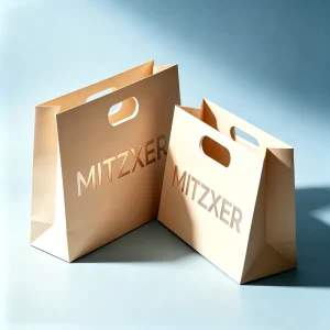 Custom Bags With Logo Die Cut Paper Gift Bag