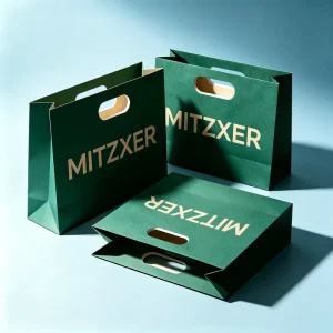 Custom Bags With Logo Die Cut Paper Gift Bag