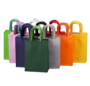 Custom Biodegradable Eco Friendly Durable Kraft Paper Bags for Household Storage Sorting Sundries & Temporary Daily Packing