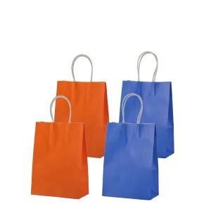 Custom Biodegradable Eco Friendly Kraft Paper Bags for Industrial Packaging of Powder Particle & Bulk Goods Durable & Reusable