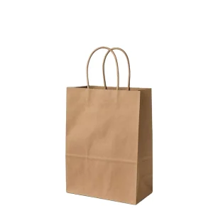 Custom Biodegradable Kraft Paper Bags Eco Friendly Durable Packing for Small Businesses & Global Distribution