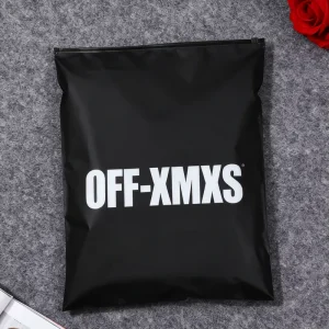 Custom Biodegradable Matte Frosted Resealable Plastic Bags Zip Lock Zipper With Logo for Clothing Packaging Ziplock Zipper Bag