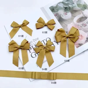 Custom Bow Fashionable Handmade Multicolor Polyester Satin Ribbon for Christmas Wedding Birthday Party Gift Decoration