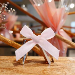 Custom Bow Manufacturer Direct Sales of Colored Polyester Bow Accessories Clothing Accessories Socks Decorative Accessories Bows