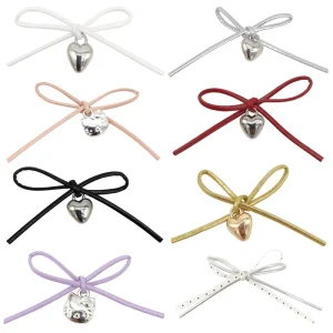 Custom Bow PU Leather Eco-Friendly Birthday Hair Accessories DIY Handmade Decoration for Shoes and Hats