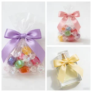 Custom Bow Polyester Ribbon 2.5cm Luxury Tie Ribbon for Christmas & Birthday Gift Packaging Professional Factory