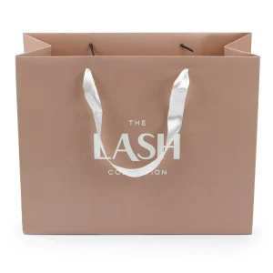Custom Branded Products Boutique Carrier Bags Bolsas Packaging Bag Foldable Reusable Paperbag Paper Shopping Bag With Logo