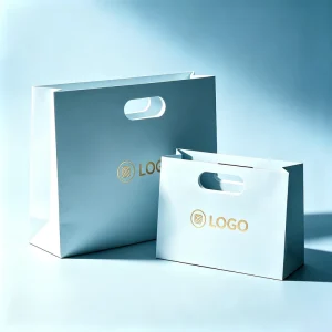 Custom Catering Paper Bag Die Cut Brown Kraft Take Out Paper Bags for Coffee Merchandise Retail Festival Holiday
