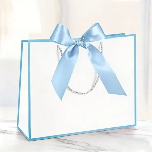 Custom Cloth Black for Small Business Your Own Logo Print Paper Gift Bag Branded Luxury Shopping Bags with Logos