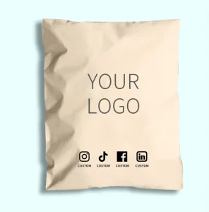 Custom Clothing Brand Matte Poly Mailers Durable Shipping Bags With Glossy Logo