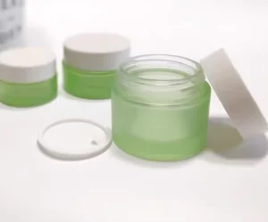 Custom Color 2oz 3oz 4oz Straight Sided Child Resistant Flower Packaging Gradually Changing Color Glass Jar with Lid