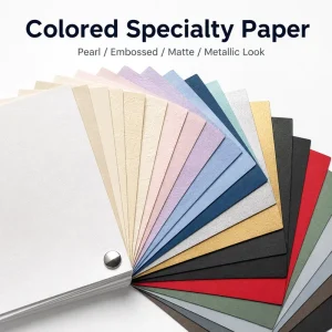 Custom Colored Antistatic Aseptic Specialty Paper Pearl Embossed Recyclable Kaolinite Coated 30g/m Paperboard for Gift Boxes