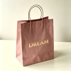 Custom Cosmetic Fancy Gift Bags with logo Shopping Bag Hard Paper Bag for Christmas Customized