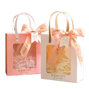 Custom Customizable Brand Ready Art Paper Logo Printing Paper Gift Bag for Boutique Wedding Packaging