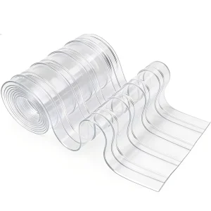 Custom Cut Transparent PVC Outdoor Curtain Waterproof Soft Thin Plastic Film 2-6mm Thickness Available BV REACH Certified